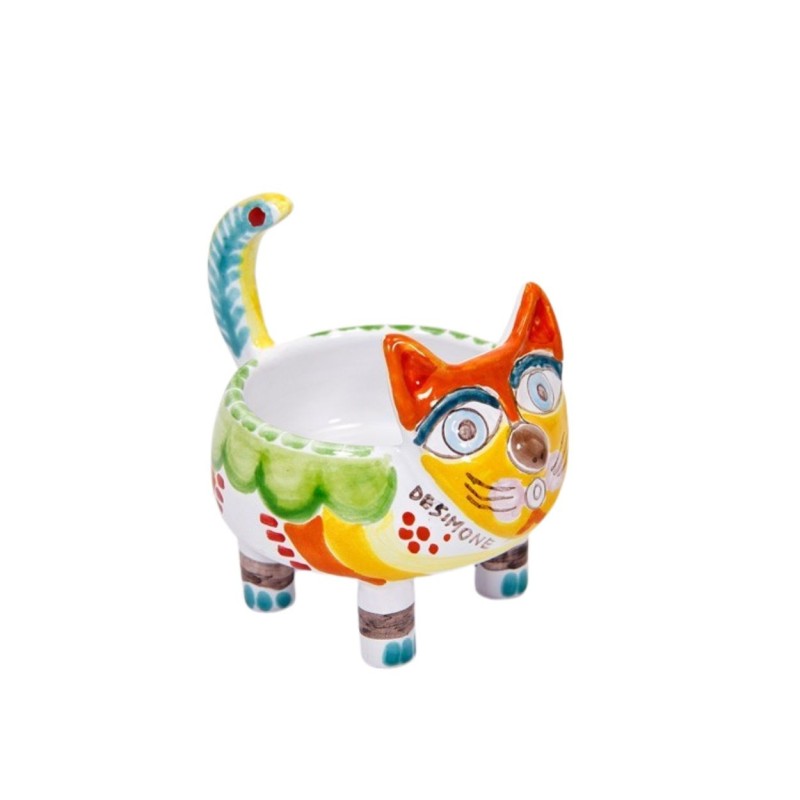 Gatto vaso Portapianta Folk GT207 Ceramiche De Simone