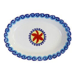 Piatto Ovale Tramontana OVTR Ceramiche De Simone