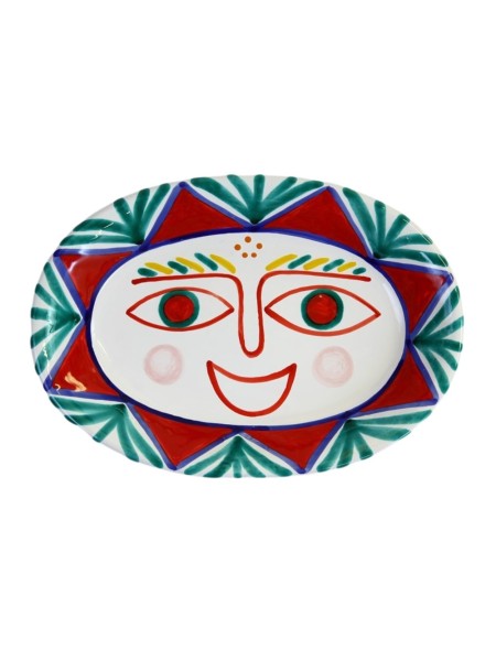 Piatto Ovale Salina Ceramiche De Simone