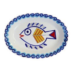 Piatto Ovale Levante Ceramiche De Simone