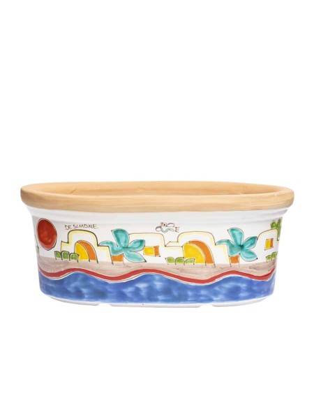 Handmade Ceramic Planter Dammusi VSPO819DA de simone pottery