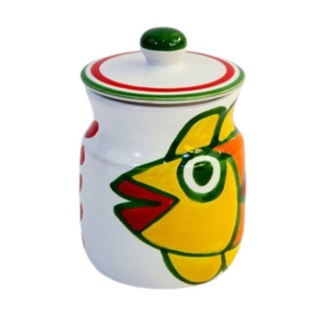 Sugar bowl Panarea Ceramiche De Simone