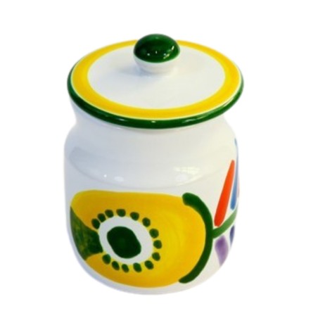 Sugar bowl Filicudi Ceramiche De Simone