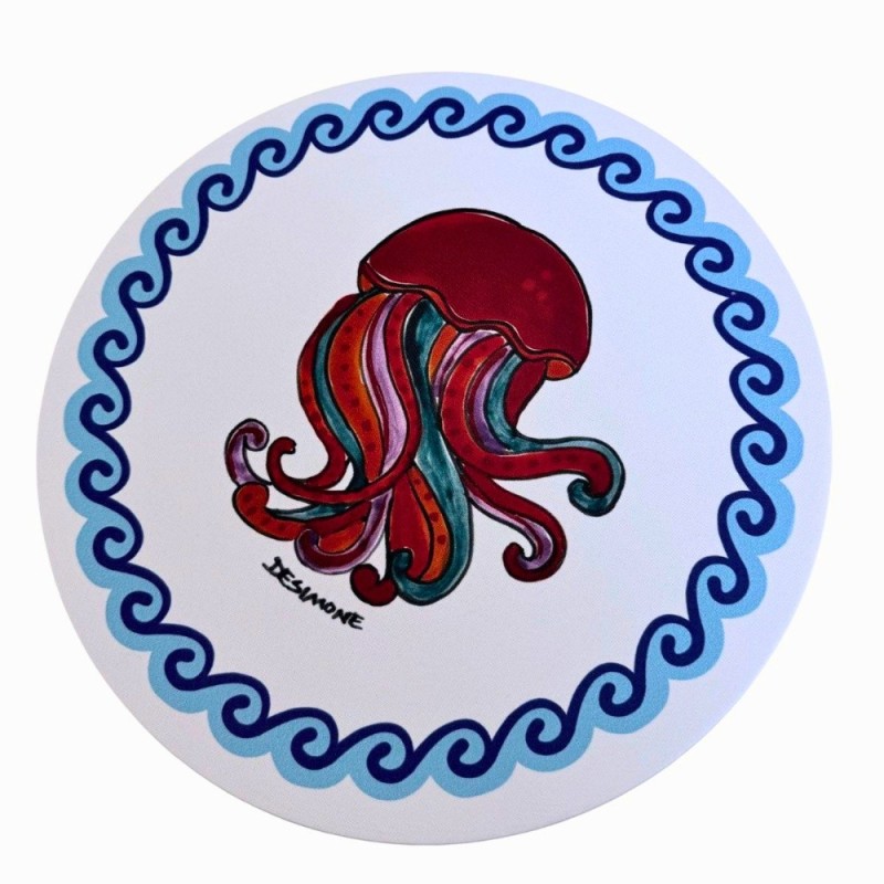 Sottopiatto in tessuto Medusa Ceramiche De Simone