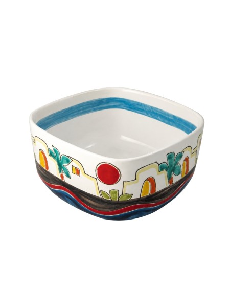 Sicilian ceramic Bowl de simone pottery dammusi CTQ22DA