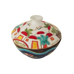 Biscuit jar Dammusi BSC241DDA Ceramiche De Simone