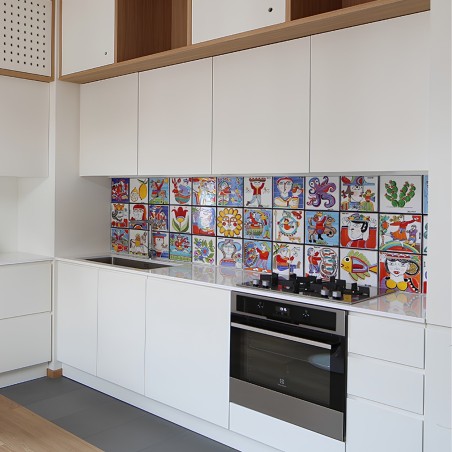 Piastrelle siciliane in ceramica cucina