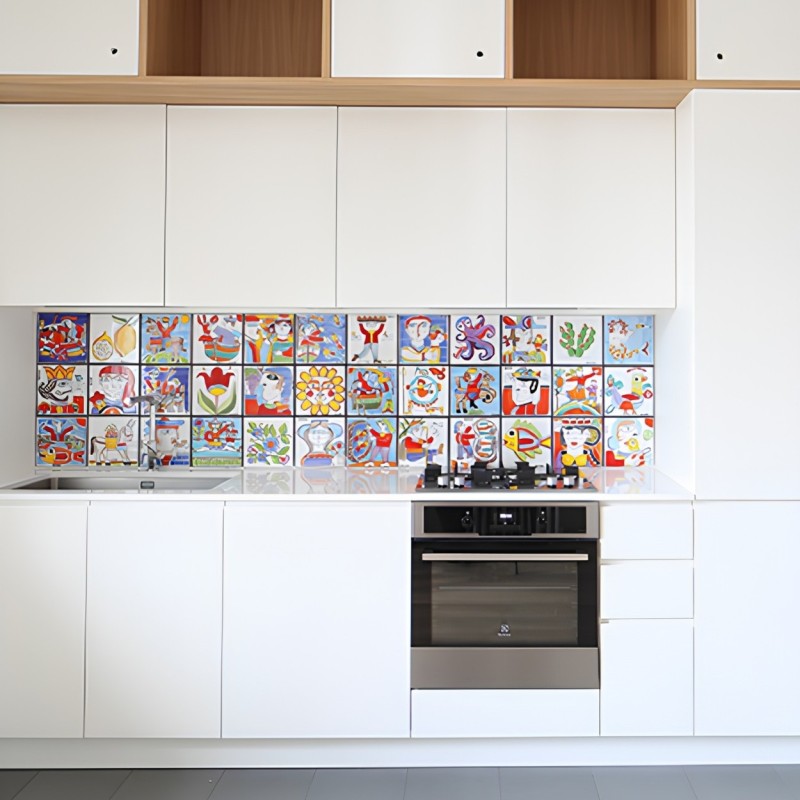 Ceramic wall tiles De simone pottery kitchen