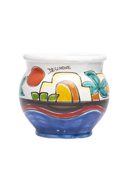 Vaso portapiante Dammusi VSP5DA Ceramiche De Simone
