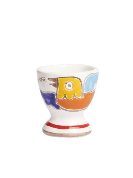 Portauovo Folk Uccello Ceramiche de Simone