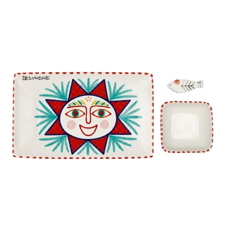 Set sushi ceramica artigianale siciliane Salina De Simone