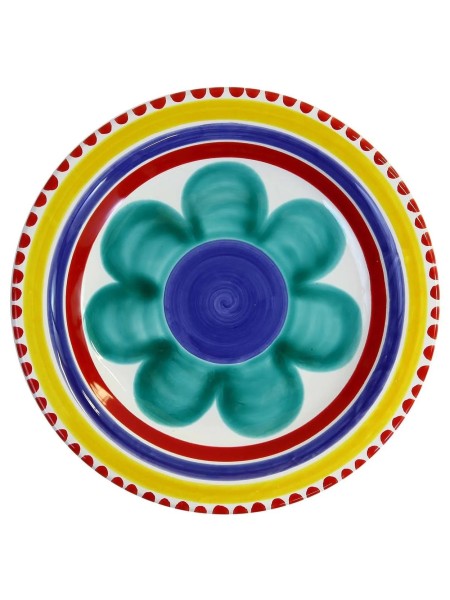 Round plate Alicudi PTAL Ceramiche De Simone