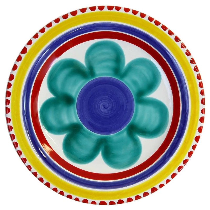 Round plate Alicudi PTAL Ceramiche De Simone