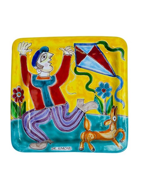 Piatto quadrato 20x20 DS Acuilone