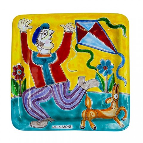Piatto quadrato 20x20 DS Acuilone