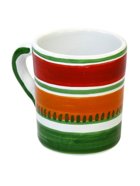 Tazza Mug Ceramiche De Simone decorata a mano Ischia