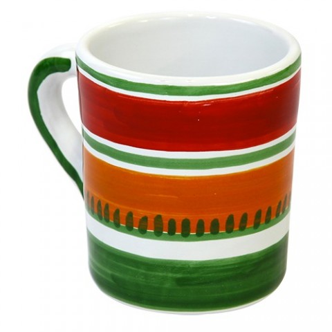 Tazza Mug Ceramiche De Simone decorata a mano Ischia