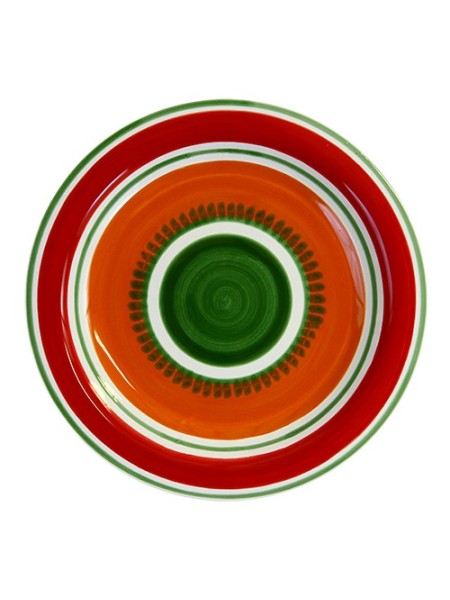 Piatto Tondo artigianale ceramiche siciliane de simone Ischia PTIS