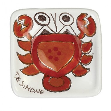 Ashtray Folk Cancer de simone pottery PC280FK-5
