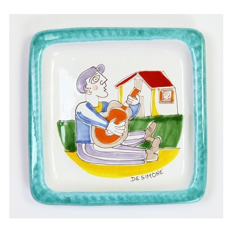 Piatto quadrato Folk Serenata PQFK-5