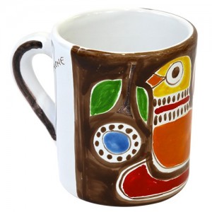 Tazza Mug Ceramiche De Simone decorata a mano Stromboli
