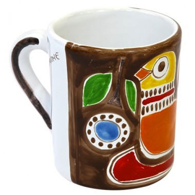 Tazza Mug Ceramiche De Simone decorata a mano Stromboli