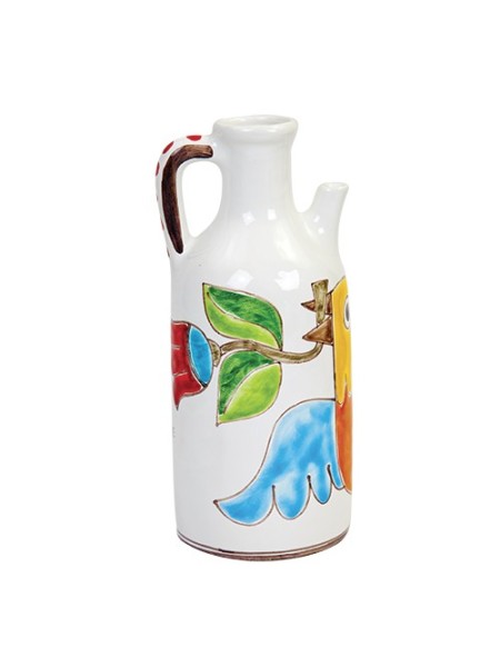 Brocca Folk Uccello con Fiore BR110FK