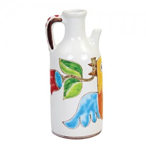 Brocca Folk Uccello con Fiore BR110FK