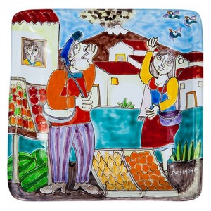 Squared Plate 24x24 DS 08 Greengrocer