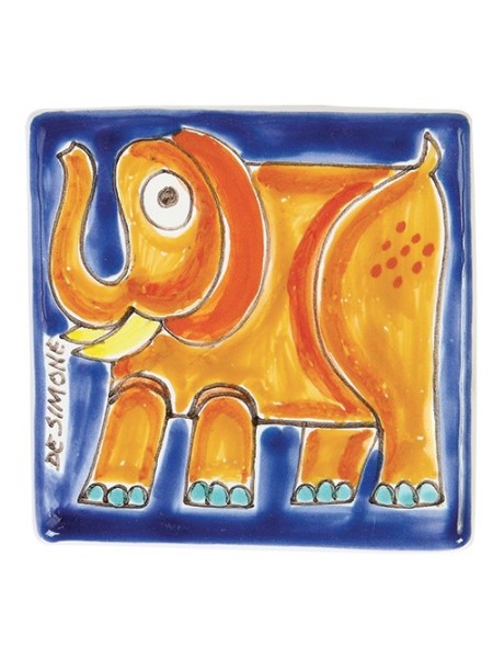 Tozzetto Elefante ceramiche de simone Folk TZT685FCFK-21