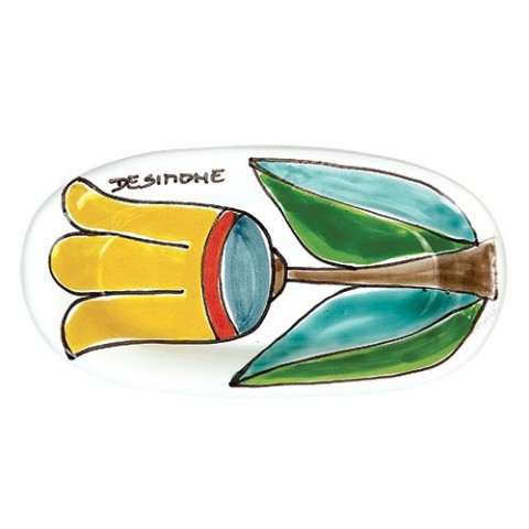 Posacenere Folk Tulipano ceramiche de simone PC298FK-1