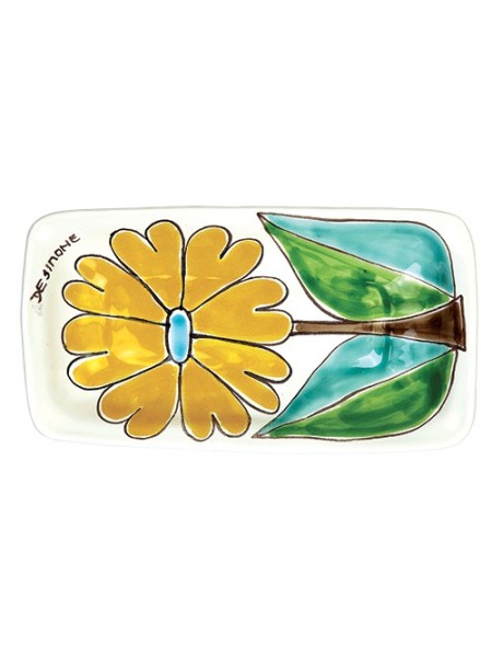 Posacenere Folk Fiore ceramiche de simone PC317FK-2