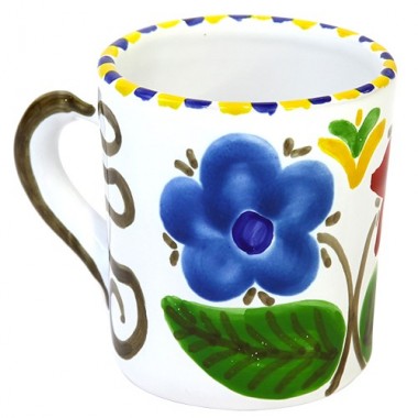 Tazza Mug Ceramiche De Simone decorata a mano Alicudi