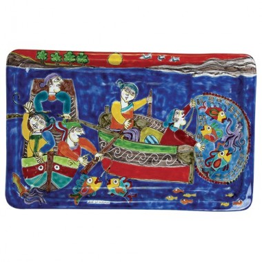 Vassoio DS Rettangolare Pescatori VSS43DS-02