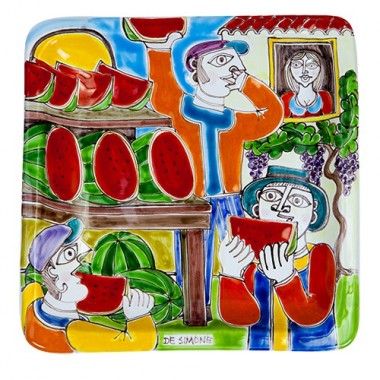 Piatto Quadrato 24x24 DS Vendita di Angurie