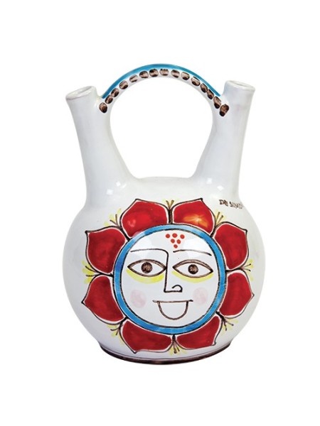 Brocca Folk sole ceramiche siciliane de simone BR119FK