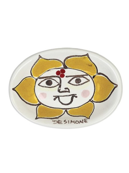 Posacenere Folk sole ceramiche de simone PC280FK-3