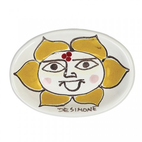 Posacenere Folk sole ceramiche de simone PC280FK-3
