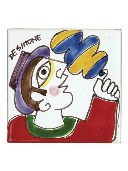 Decorative tile Man with Balloon TZT685FK-01