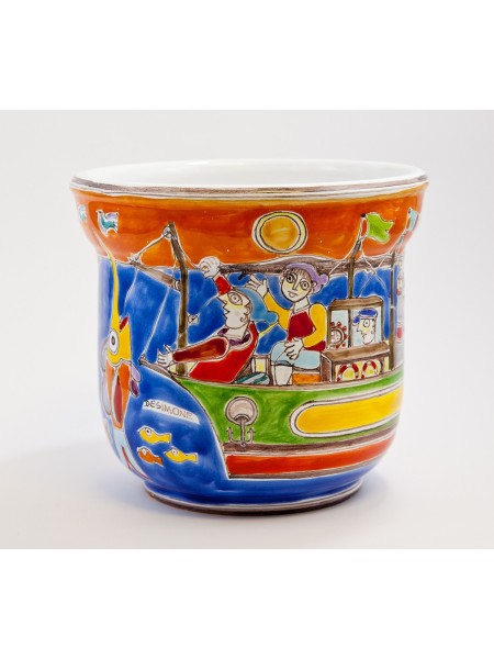 Cachepot ceramiche de simone pescatori DS VSP193DS