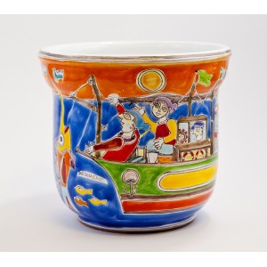 Cachepot ceramiche de simone pescatori DS VSP193DS