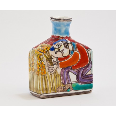 Bottiglia ceramica Decorativa de simone Raccolta del Grano DS BT611DS