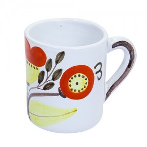Tazza Mug in ceramica decorata a mano Eolie