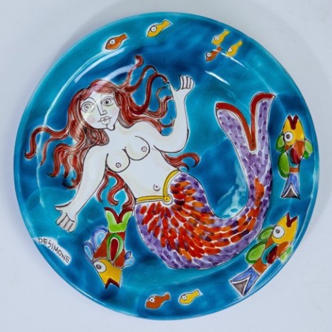 Piatto Tondo DS Sirena 25 cm PT25DS-03
