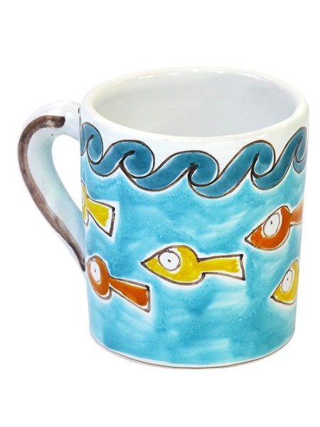 Tazza Mug Ceramiche De Simone decorata a mano Gadir