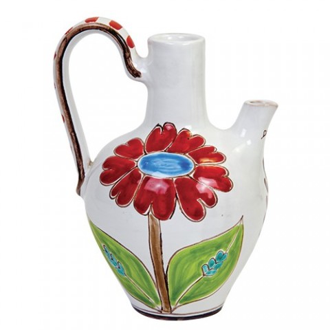 Pitcher Folk daisy ceramiche de simone BR122FK